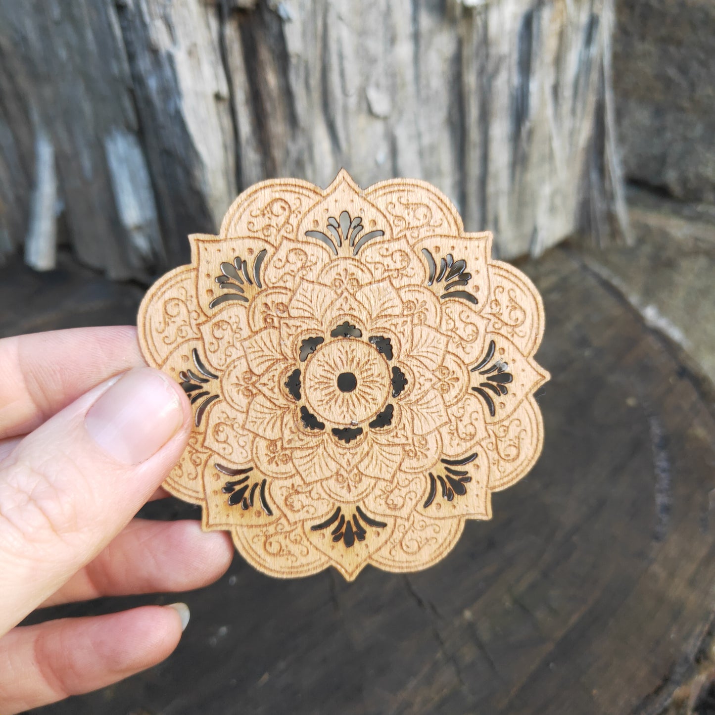 Medium Wooden Stickers | 5 Pack